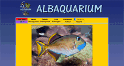 Desktop Screenshot of albaquarium.de
